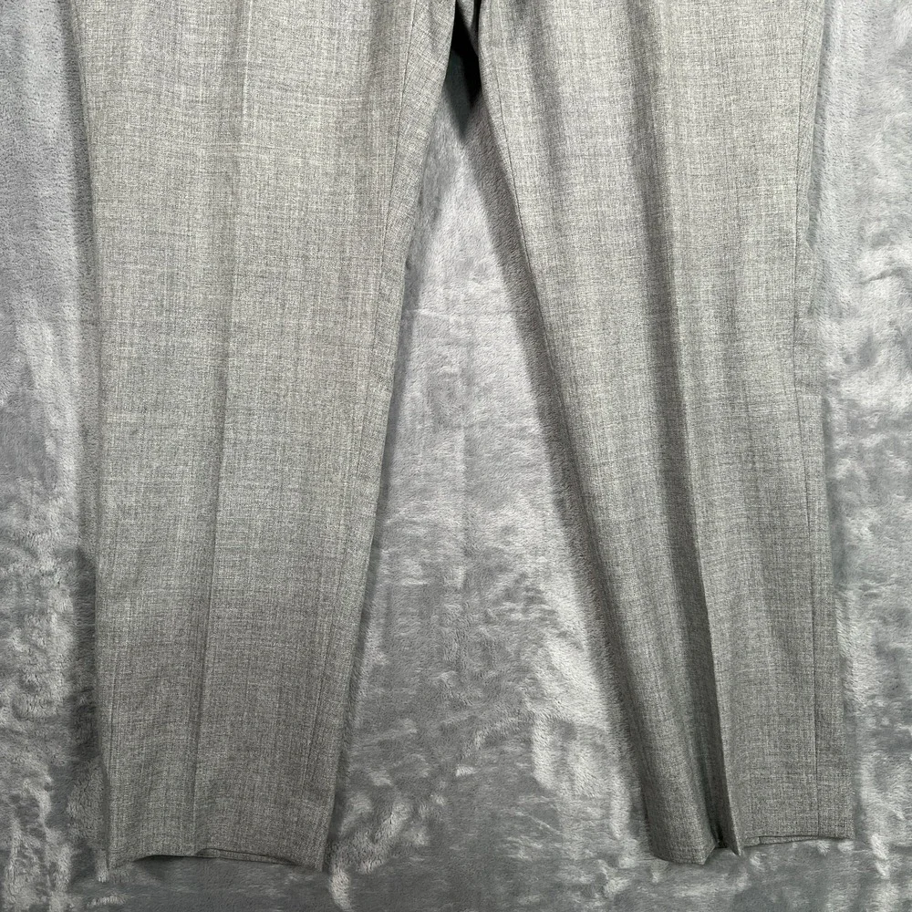 Suitsupply Brescia Dress Pants Men 34x28 Gray Suit Trousers Wool Slim Flat Front